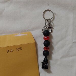 Darth Vader - Beaded Keychain / Bag Charm - Star Wars - Handcrafted